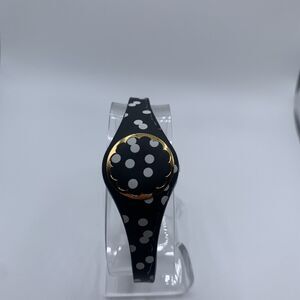 Kate Spade Women Activity Fitness Tracker Black White Polka Dot Band UK7-NDJ3